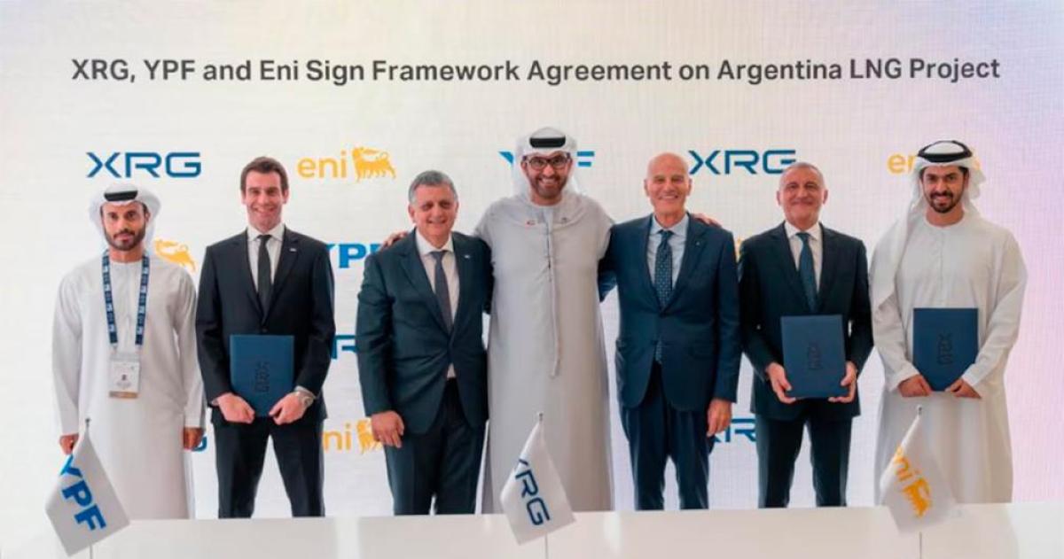 YPF cerroacute una alianza con la petrolera estatal de Emiratos Aacuterabes para exportar gas desde Vaca Muerta