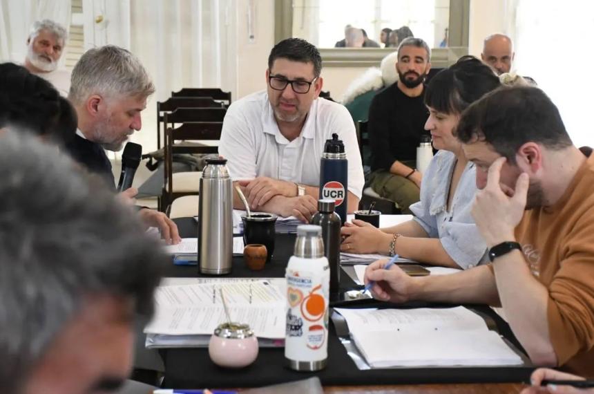 Reunioacuten de comisioacuten para analizar el proyecto de Clariacuten