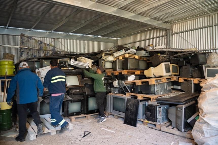 Los aparatos eléctricos y electrónicos fueron trasladados a la empresa ProGEAS de Córdoba