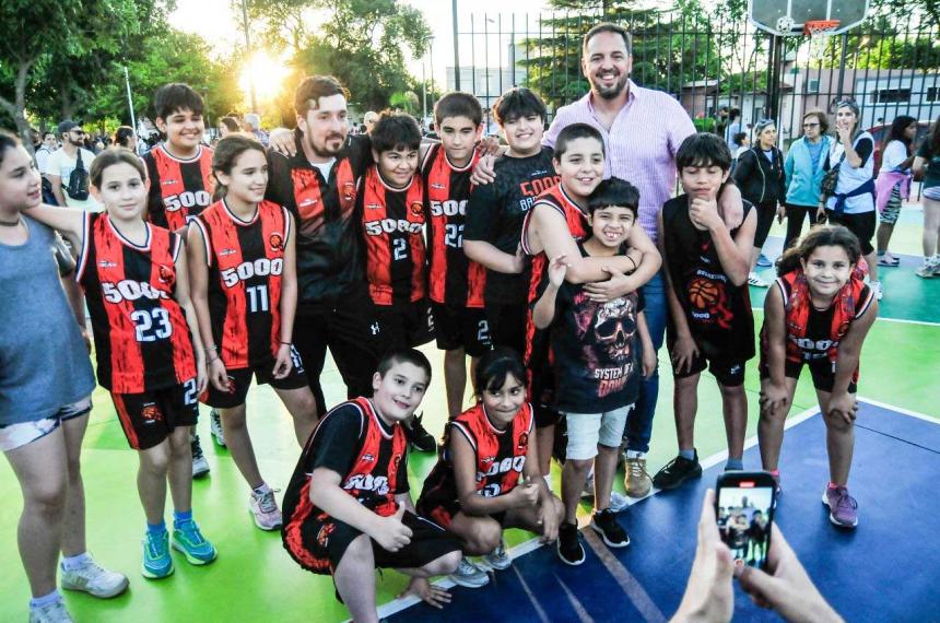 El parque es uno de los lugares preferidos por los santarroseños