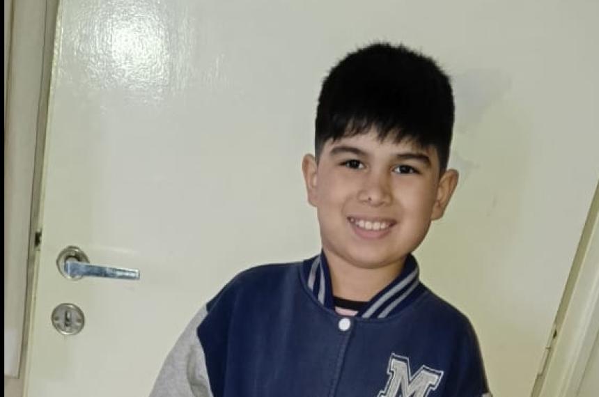 Bautista Isaac el compañero de 8 años de Pía en la escuela 180 Necesita ayuda