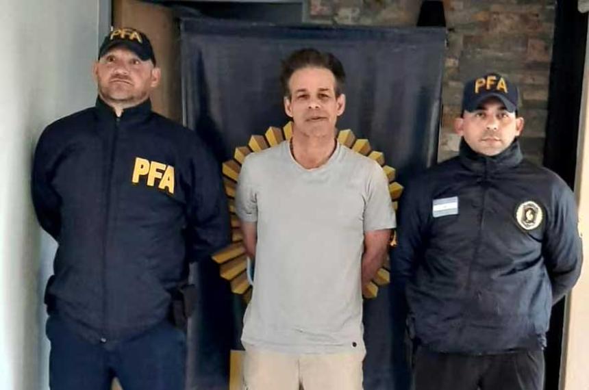 Fred Machado durante su detención