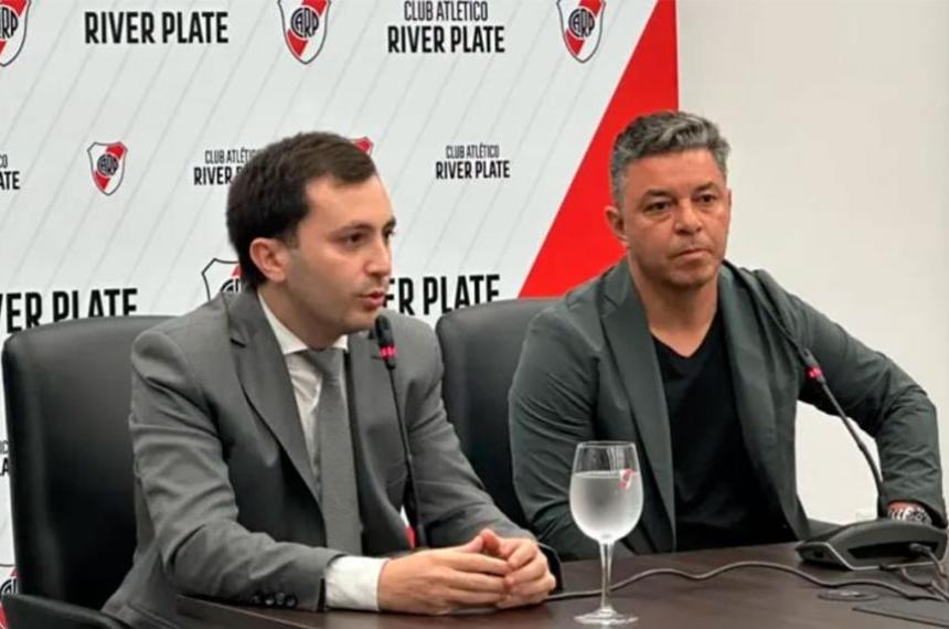 El flamante presidente de River confirmó la continuidad de Gallardo hasta diciembre del año que viene