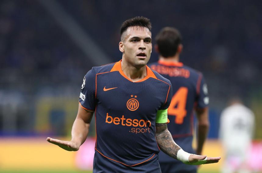 Lautaro Martínez siempre noticia en el Inter de Italia