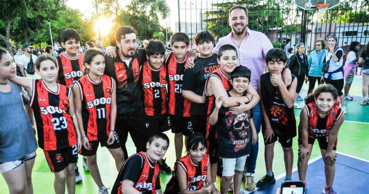 El parque es uno de los lugares preferidos por los santarroseños