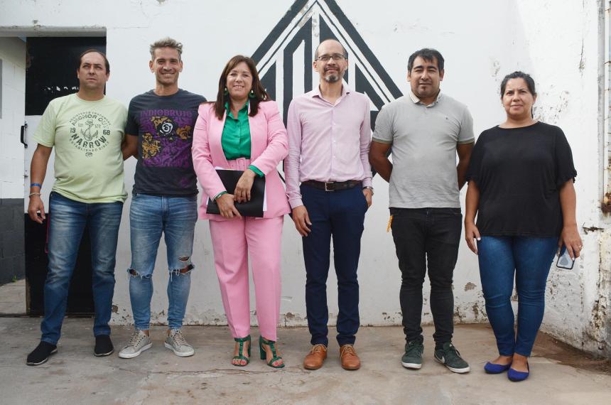 Las actuales autoridades del Club Santa Rosa