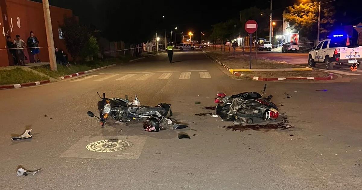 El fuerte choque ocurrió el martes por la noche