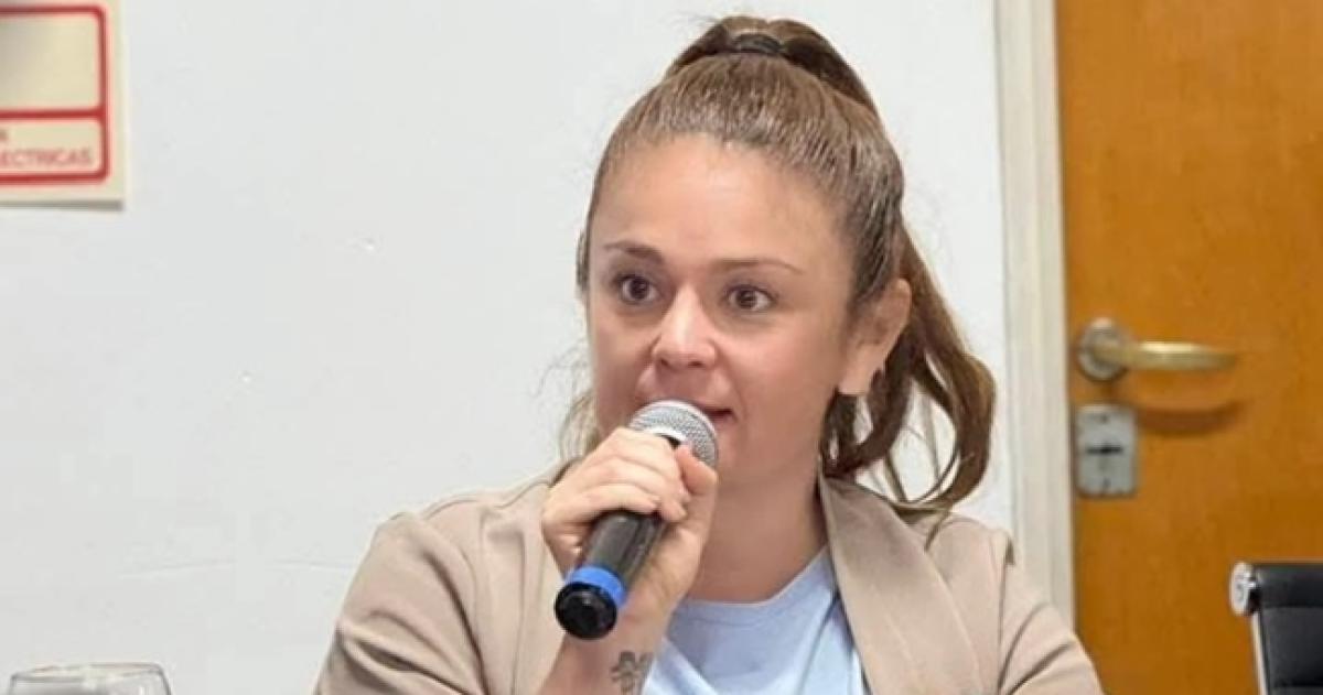 Marina Alvarez presidenta del Concejo Deliberante de 25 de MAyo