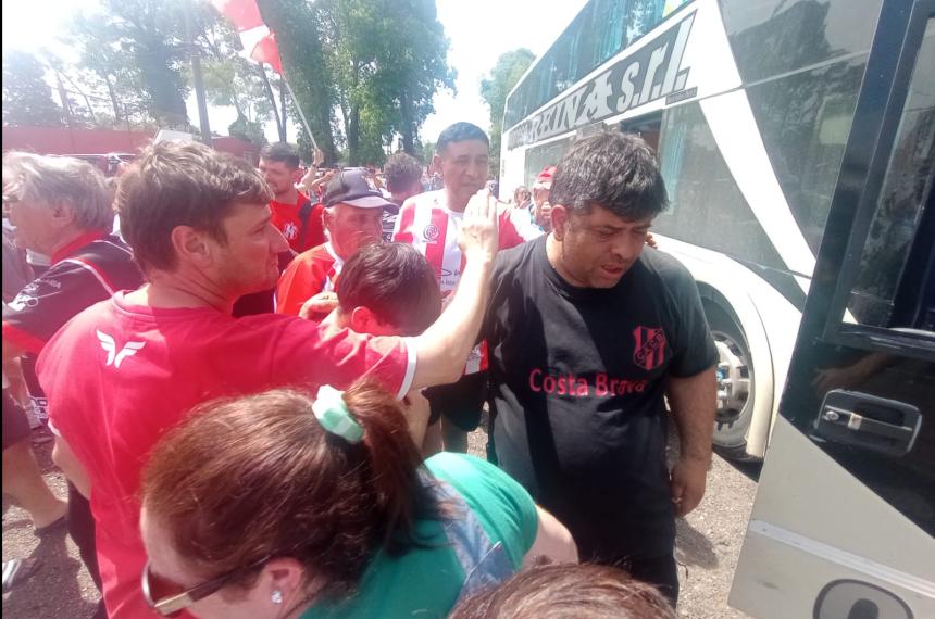 Chap al llegar a la ciudad tras la eliminación en Formosa del campeonato