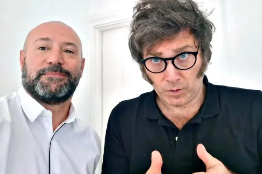 Diego Spagnuolo y Javier Milei