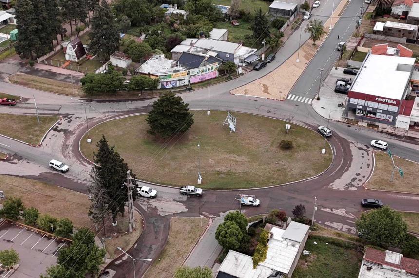 Cortes de traacutensito por obras en la rotonda Av Peroacuten y Felice en Santa Rosa