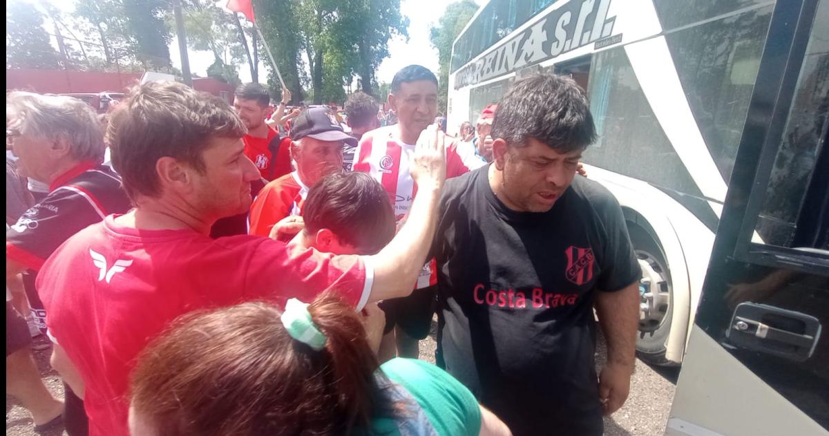 Chap al llegar a la ciudad tras la eliminación en Formosa del campeonato