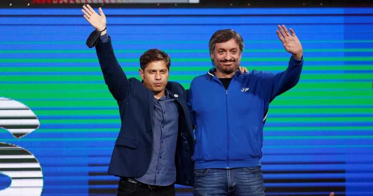 Mximo Kirchner y Axel Kicillof