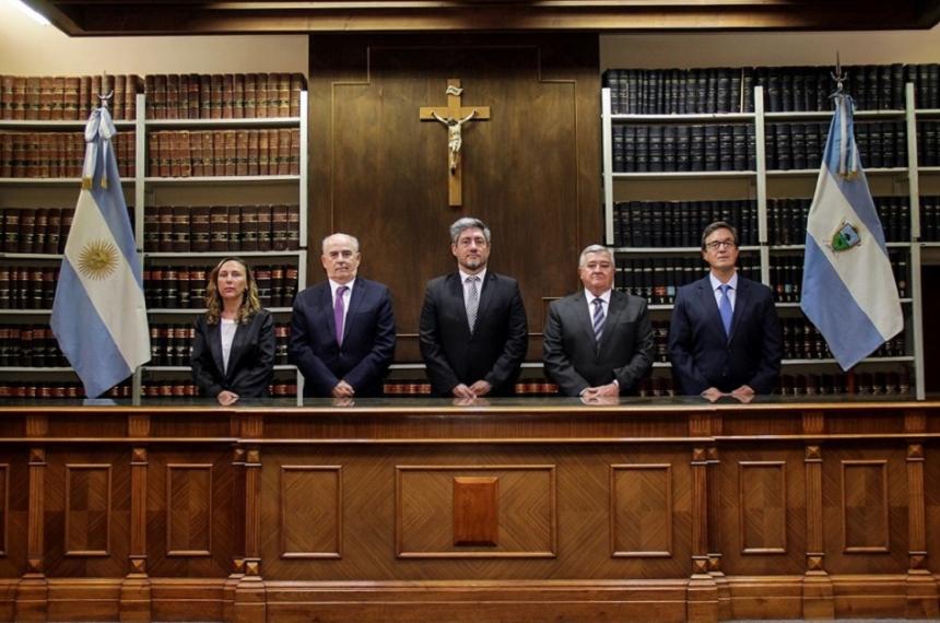 Los integrantes del Superior Tribunal de Justicia