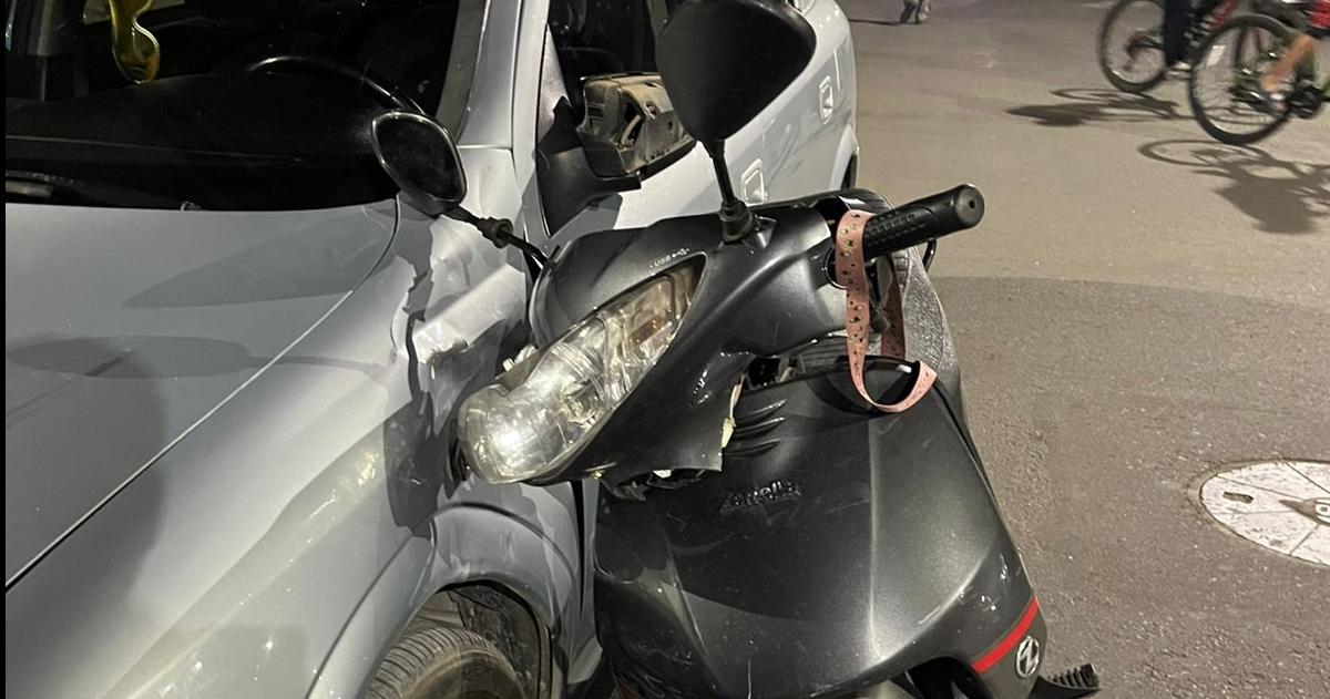 Choque en Toay- una motociclista de 16 antildeos sufrioacute fractura de feacutemur