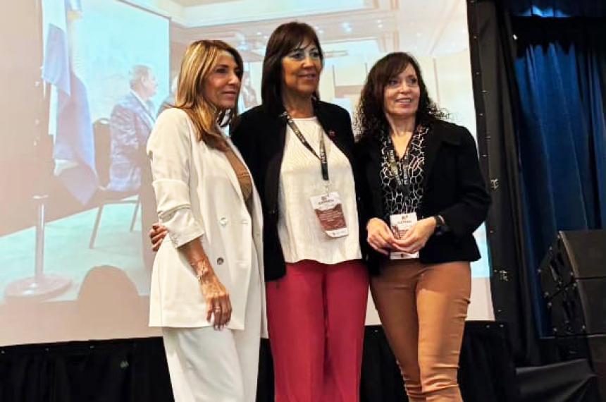 La pampeana Abdo reelegida en las Cajas Profesionales del paiacutes