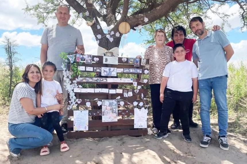 Los familiares de César Calluqueo lo recordaron en General Acha