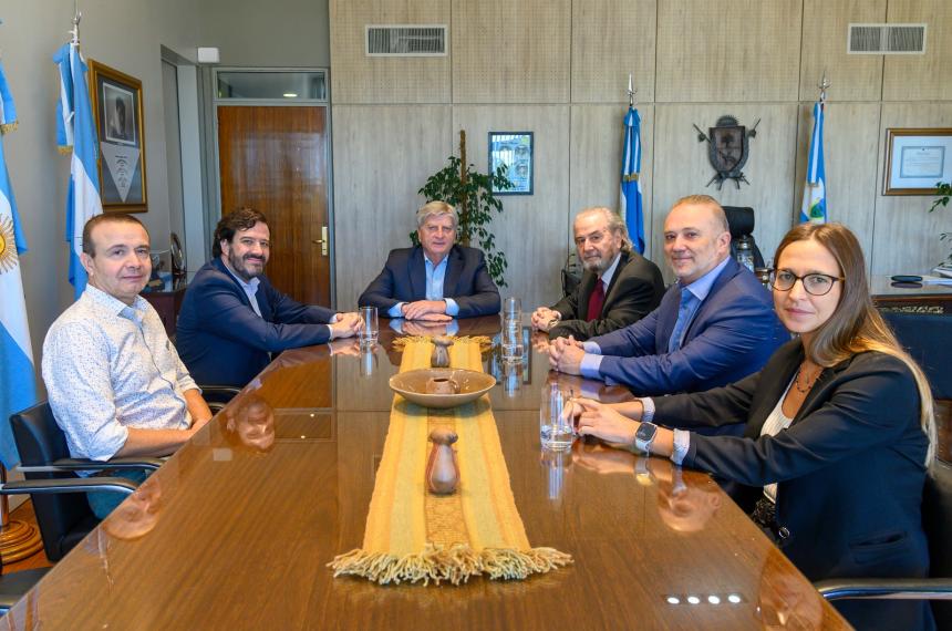 Ziliotto recibioacute a Juan Carlos Maqueda en Casa de Gobierno