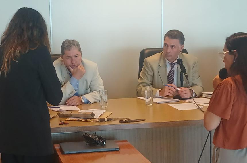 La audiencia que se lleva a cabo este jueves