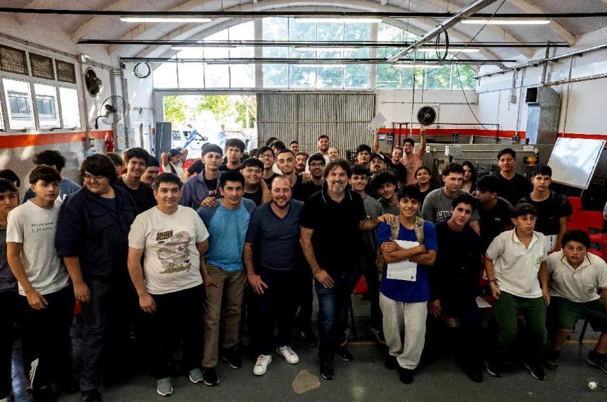 Primer día de actividad en la Escuela Provincial de Educación Técnica
