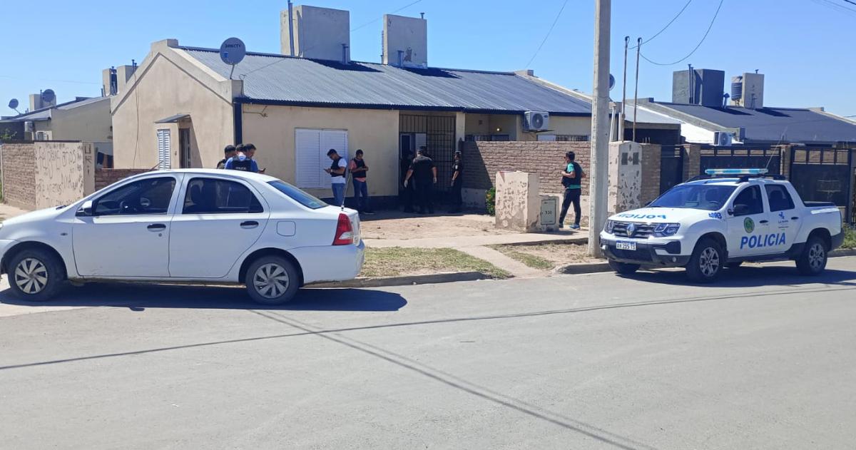 El allanamiento realizado este jueves por la policía