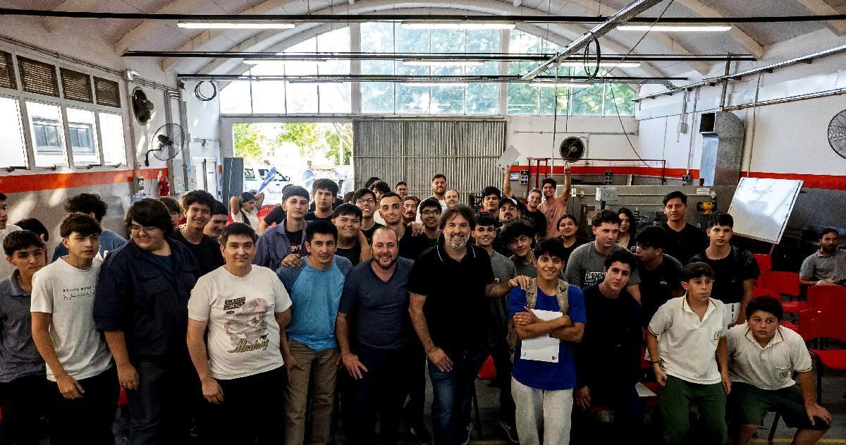 Primer día de actividad en la Escuela Provincial de Educación Técnica