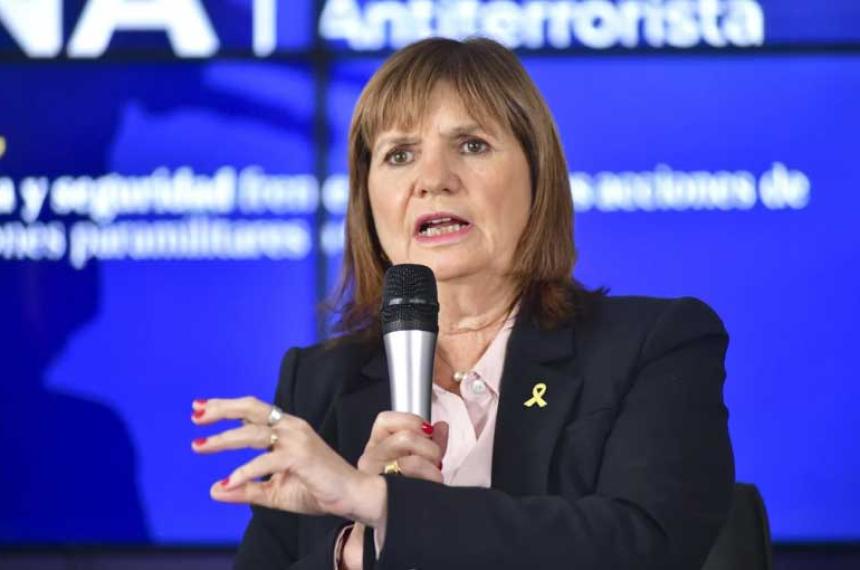 Patricia Bullrich ministra de Seguridad Nacional y senadora nacional electa por la Capital Federal