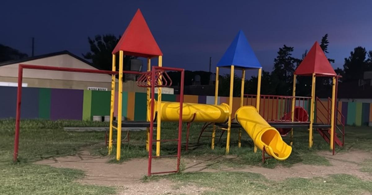 El robo se produjo en el parque ubicado en la calle Esmeralda en Santa Rosa