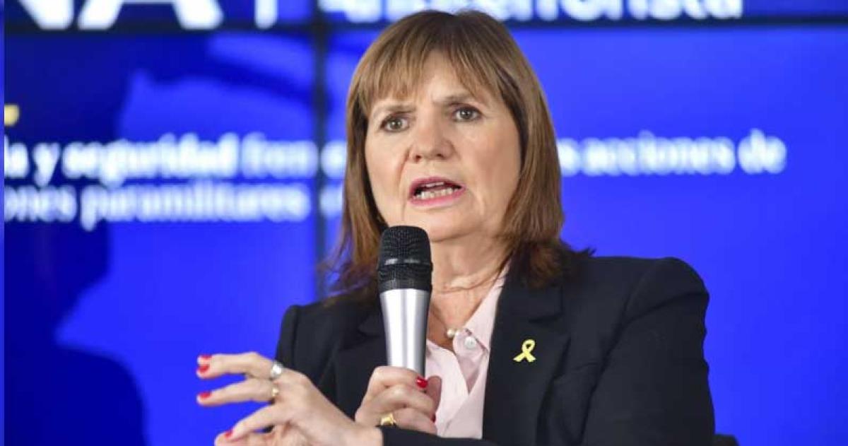 Patricia Bullrich ministra de Seguridad Nacional y senadora nacional electa por la Capital Federal