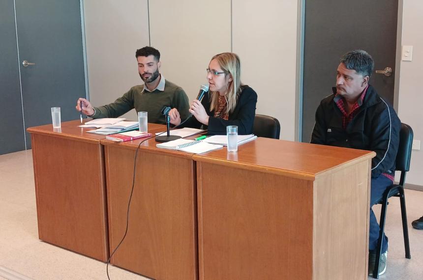 La audiencia que se lleva a cabo este lunes a la mañana