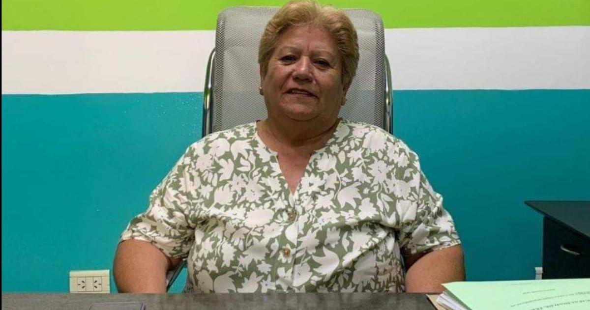 La intendenta de Telén Susana Bazn