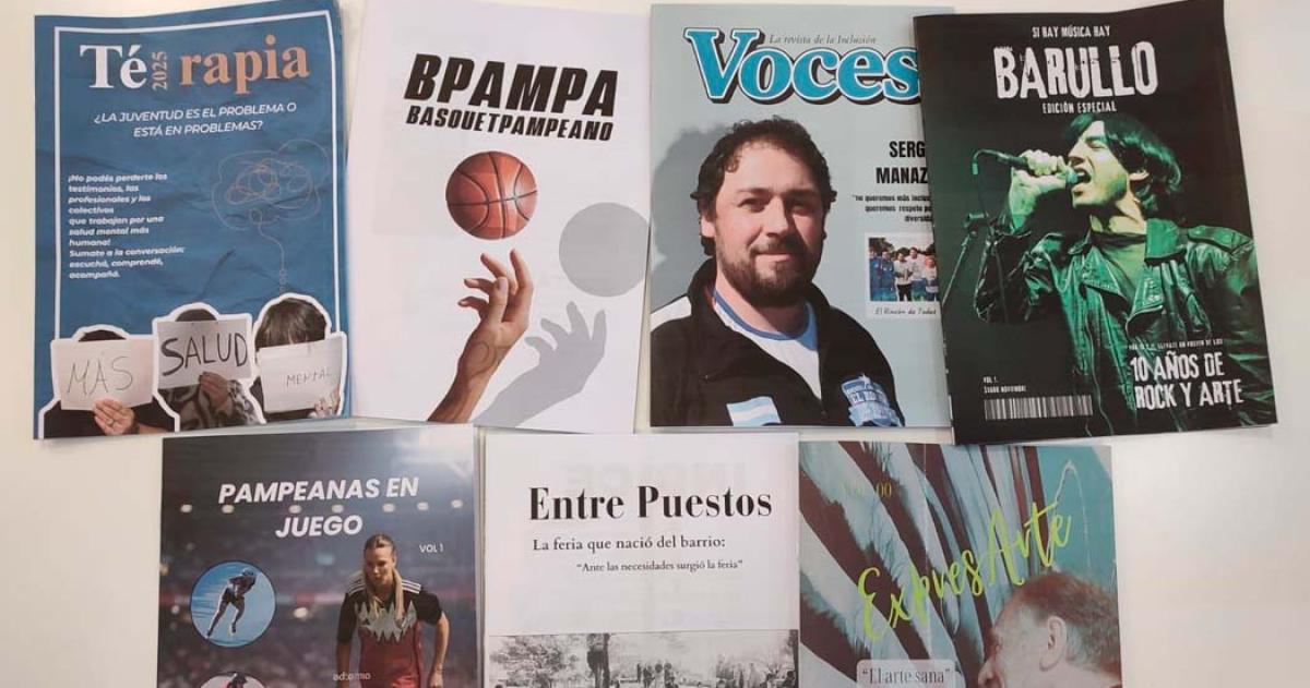 Estudiantes de la UNLPam presentan revistas