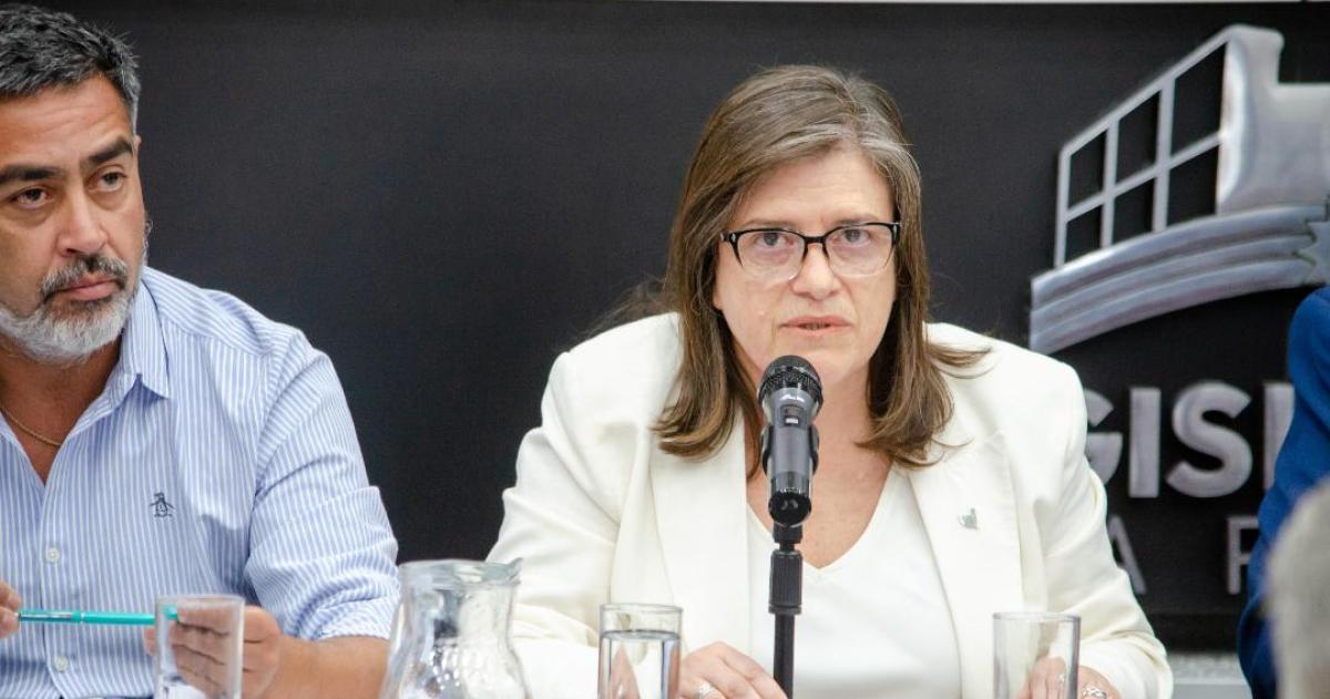 La ministra de la Producción este martes en la Legislatura