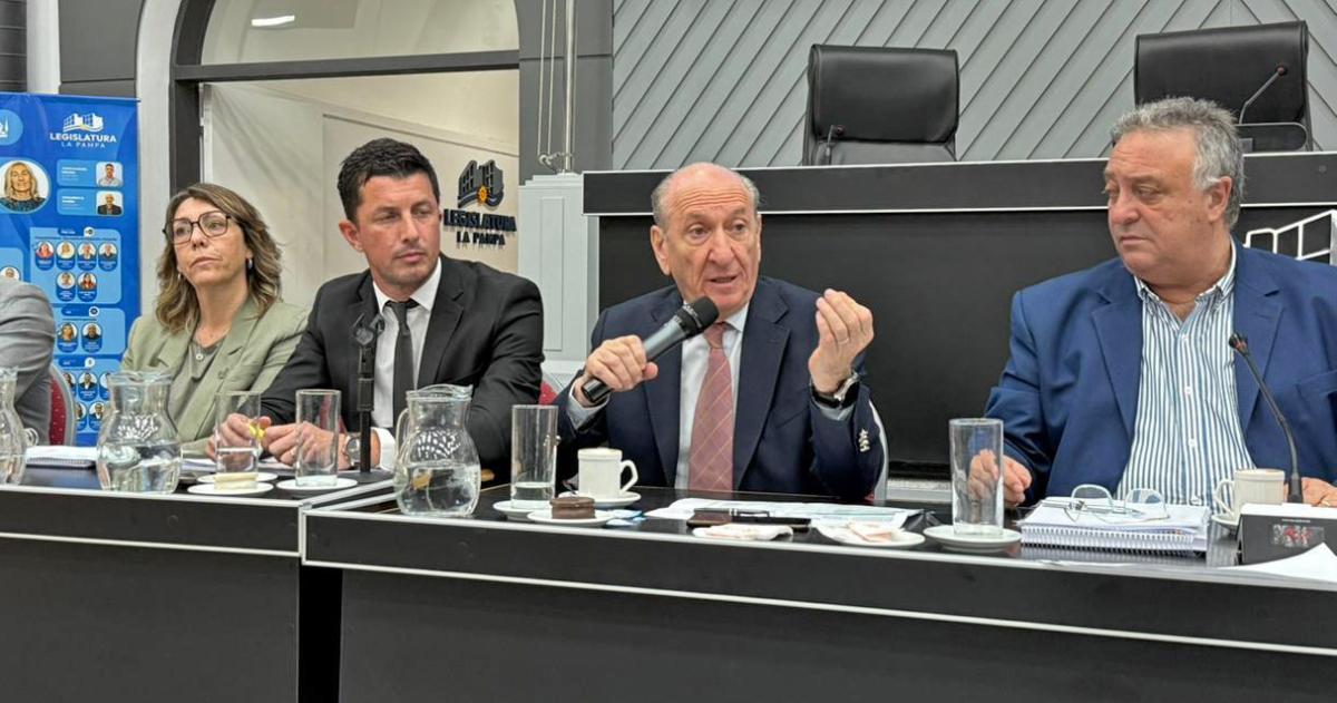 El ministro Kohan este martes en la Legislatura