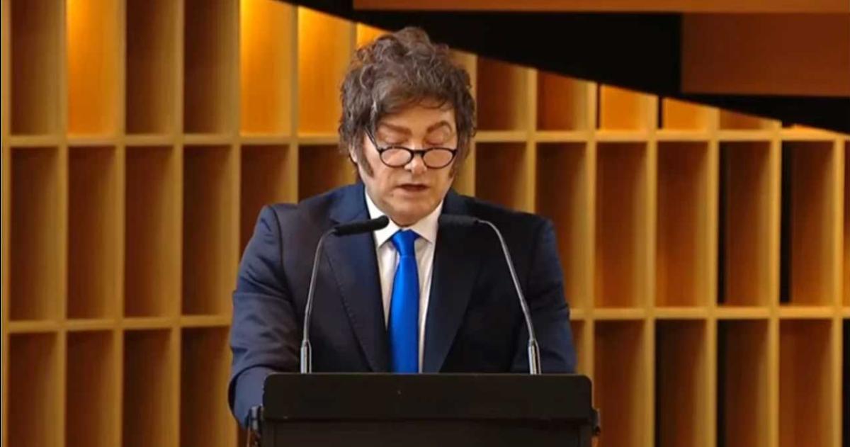 Javier Milei en Corporación América