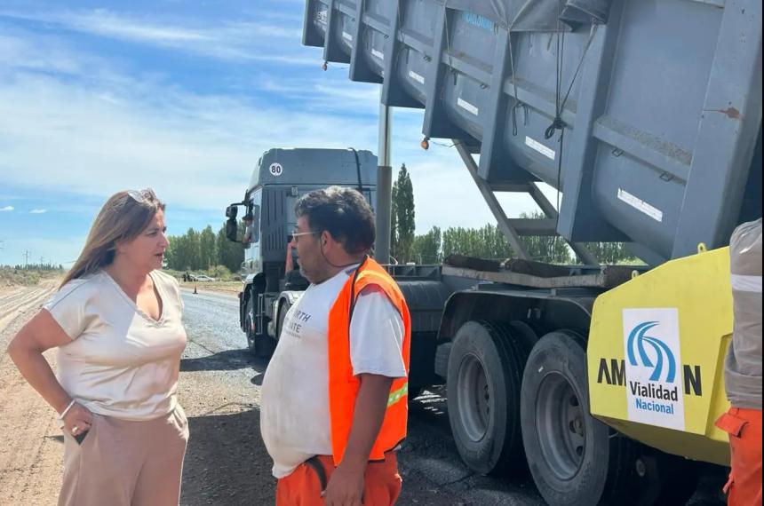 La intendenta de Catriel Daniela Salzotto