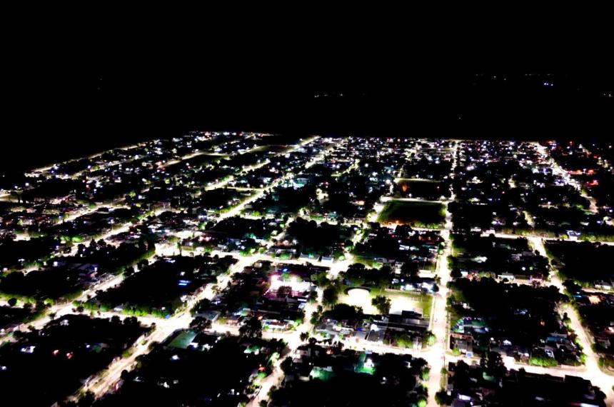 Ya hay iluminacioacuten LED en Villa Germinal Obreros de la Construccioacuten y Zona Oeste Quintas