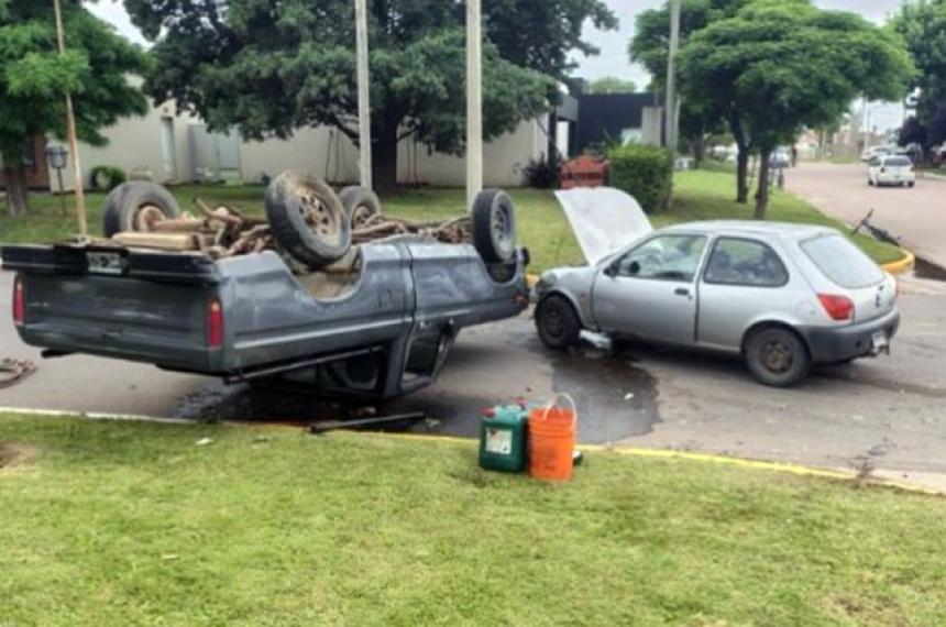 El choque se produjo en el centro de General Campos