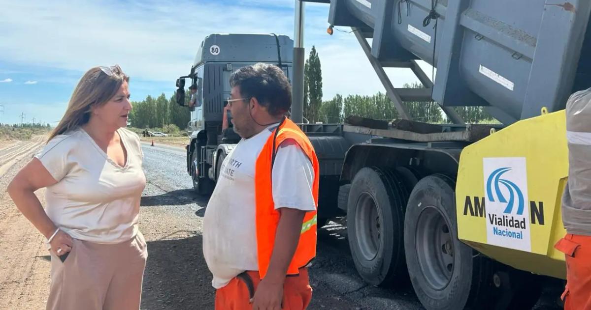 La intendenta de Catriel Daniela Salzotto