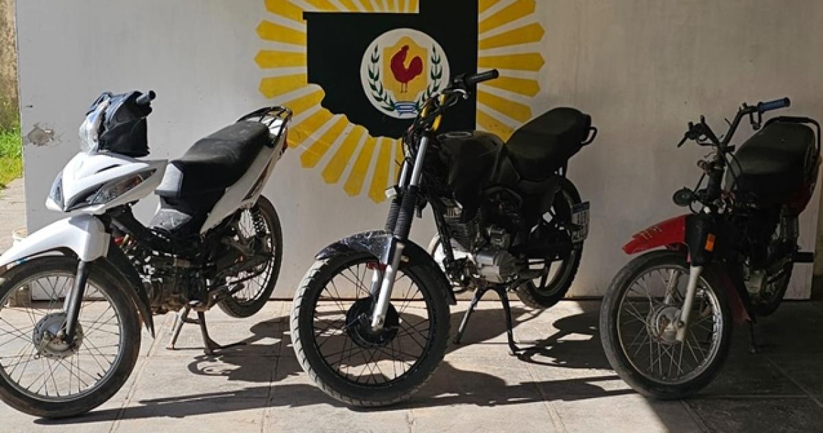 Las motos secuestradas corrían picadas en el acceso a Parera