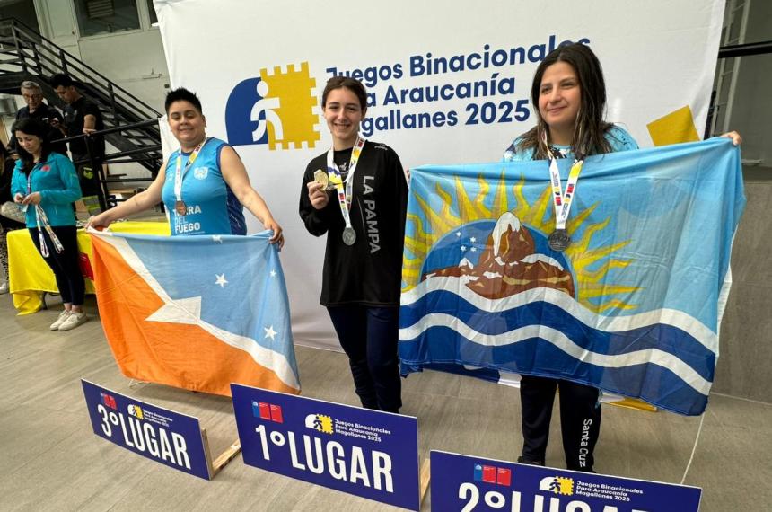 Los pampeanos y pampeanas se lucen lejos de casa (Prensa LP)