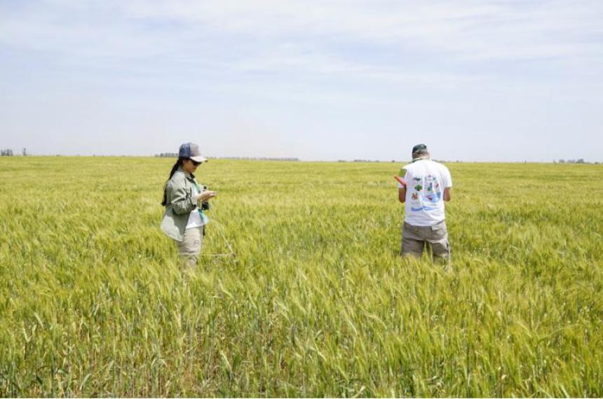 Como parte de la actividad del Agrotour 2025 se tomaron muestras