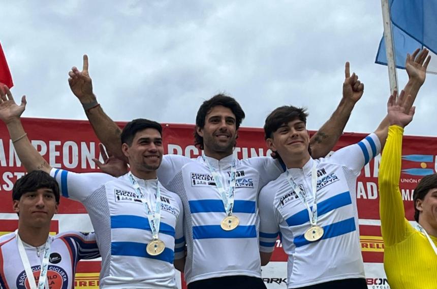 Manu en lo ms alto del podio en Mar del Plata