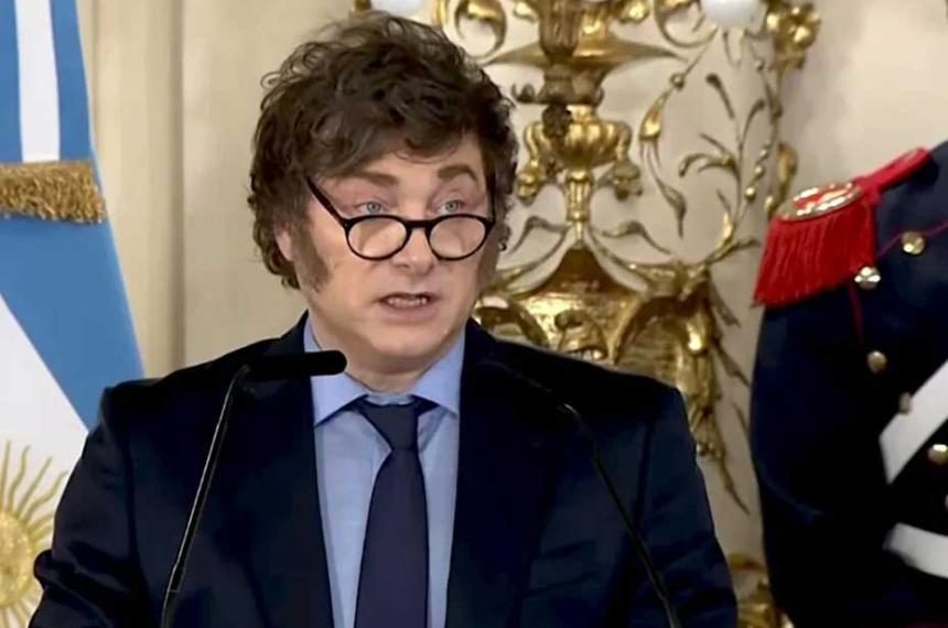 Javier Milei presidente de la Nación