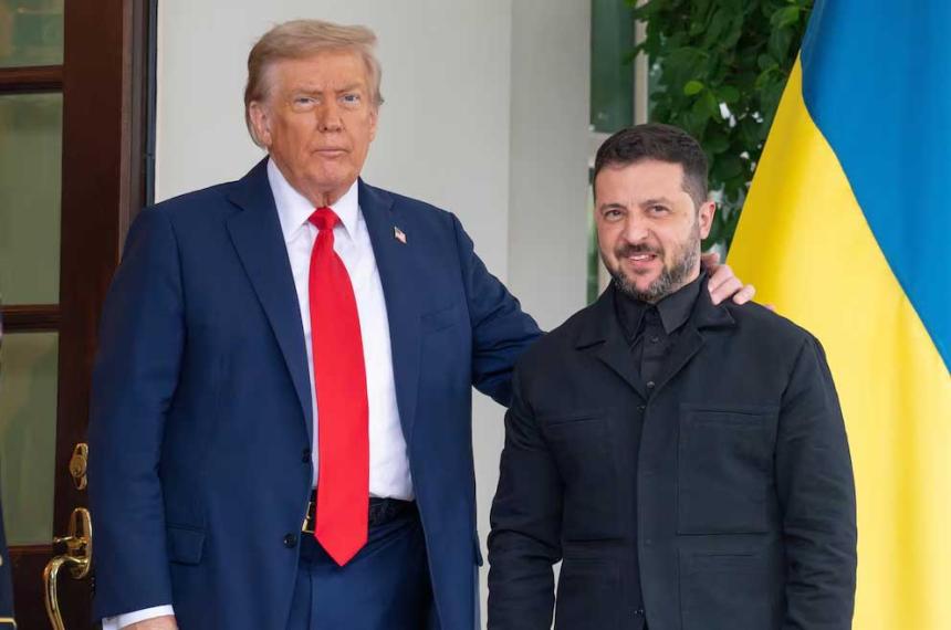 Donald Trump y Volodimir Zelenski en la Casa Blanca