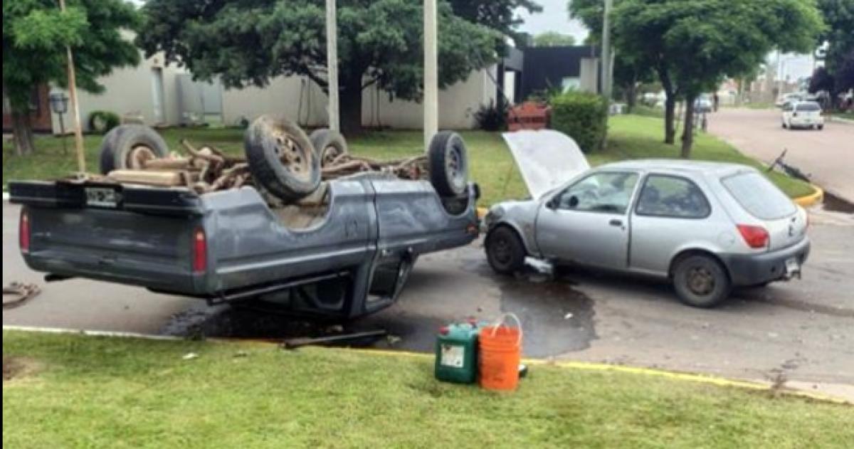 El choque se produjo en el centro de General Campos
