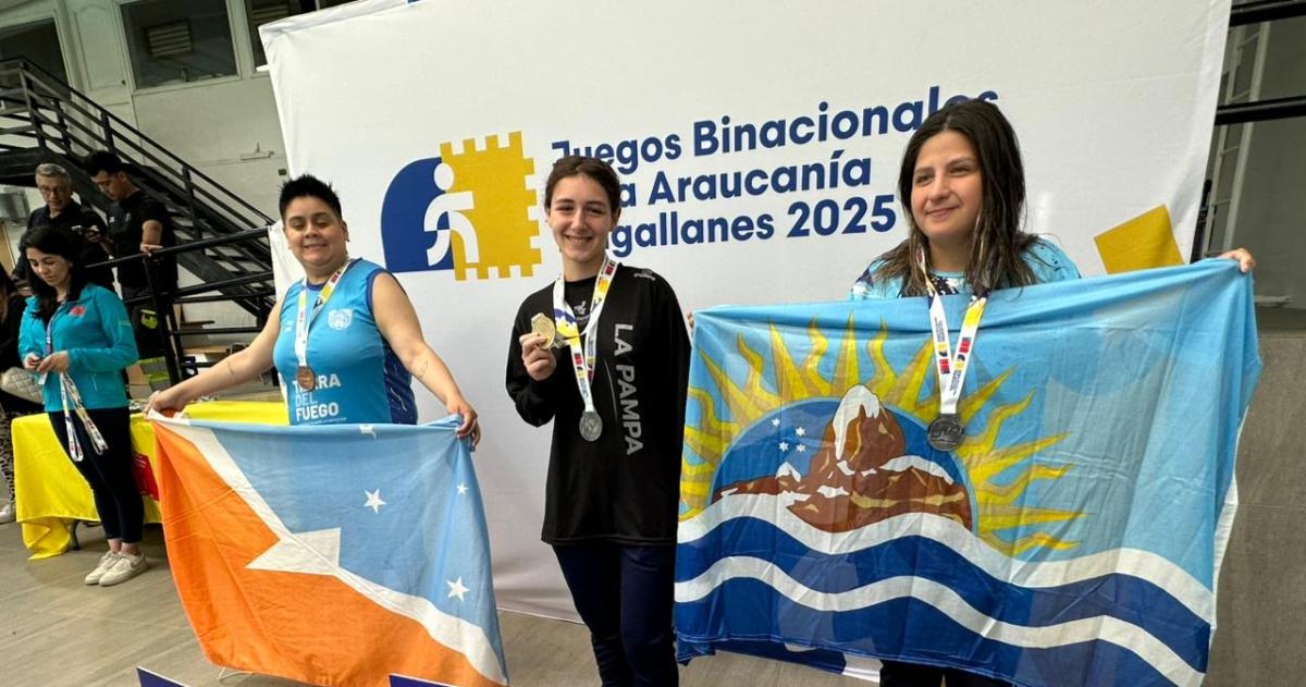 Los pampeanos y pampeanas se lucen lejos de casa (Prensa LP)