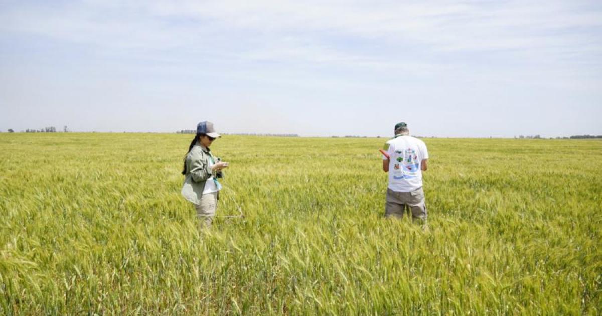 Como parte de la actividad del Agrotour 2025 se tomaron muestras