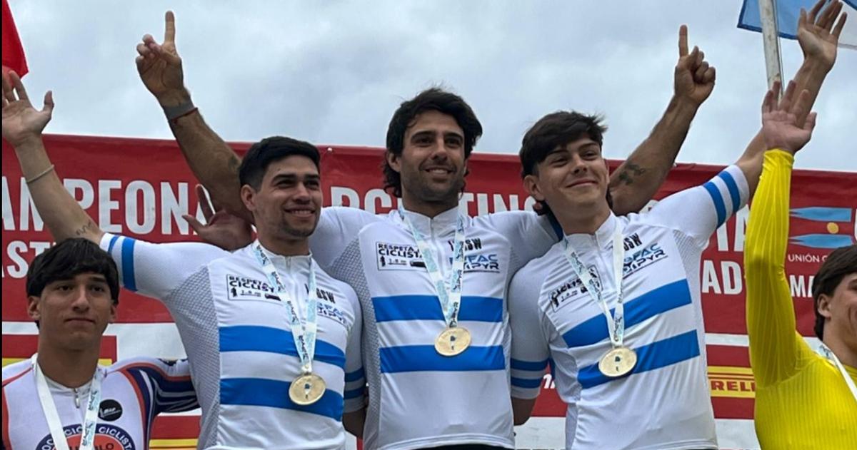 Manu en lo ms alto del podio en Mar del Plata