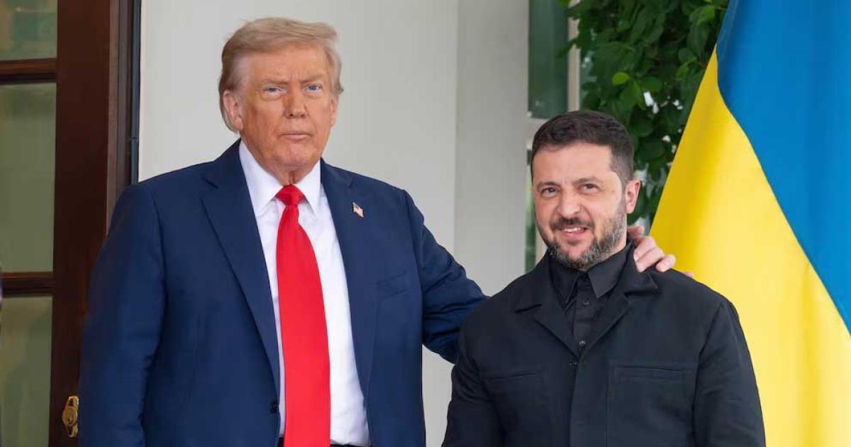 Donald Trump y Volodimir Zelenski en la Casa Blanca